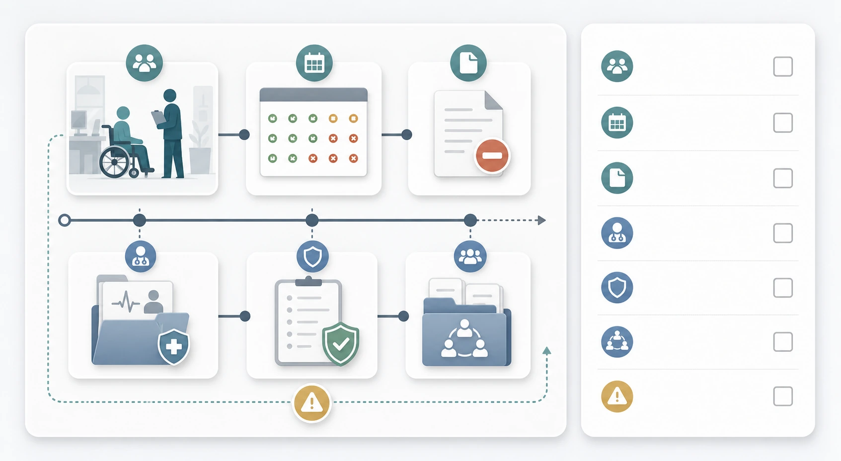 Evidence-focused visual for Host employer placement failed