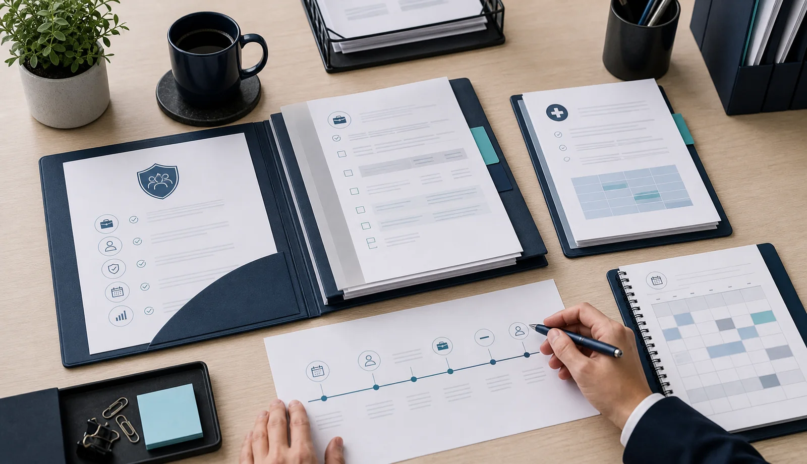 Evidence review for a TPD claim after resignation or redundancy, showing policy cover, employment exit records, medical evidence and work-capacity chronology.