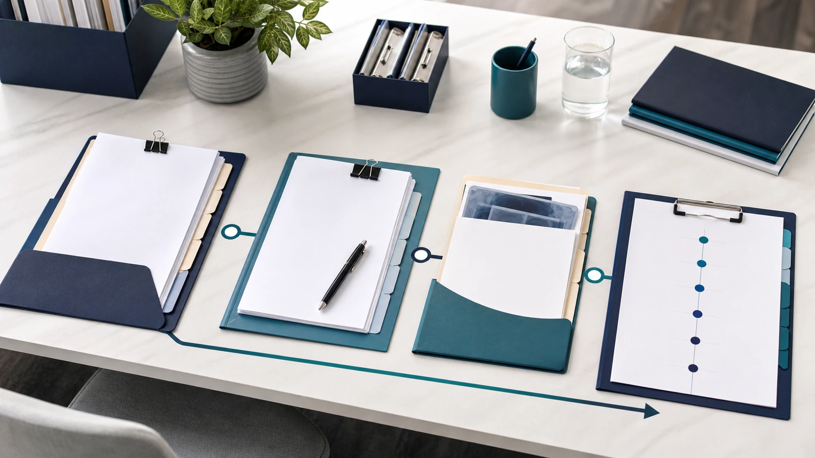 Organised TPD claim file showing continuity between prior treatment records, new practitioner notes, referral context and work capacity chronology.