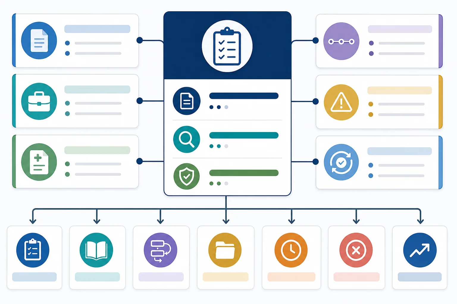 TPD claims evidence triage map showing policy definition, medical evidence, work history, timeline consistency, complexity risks, and next-page pathways.